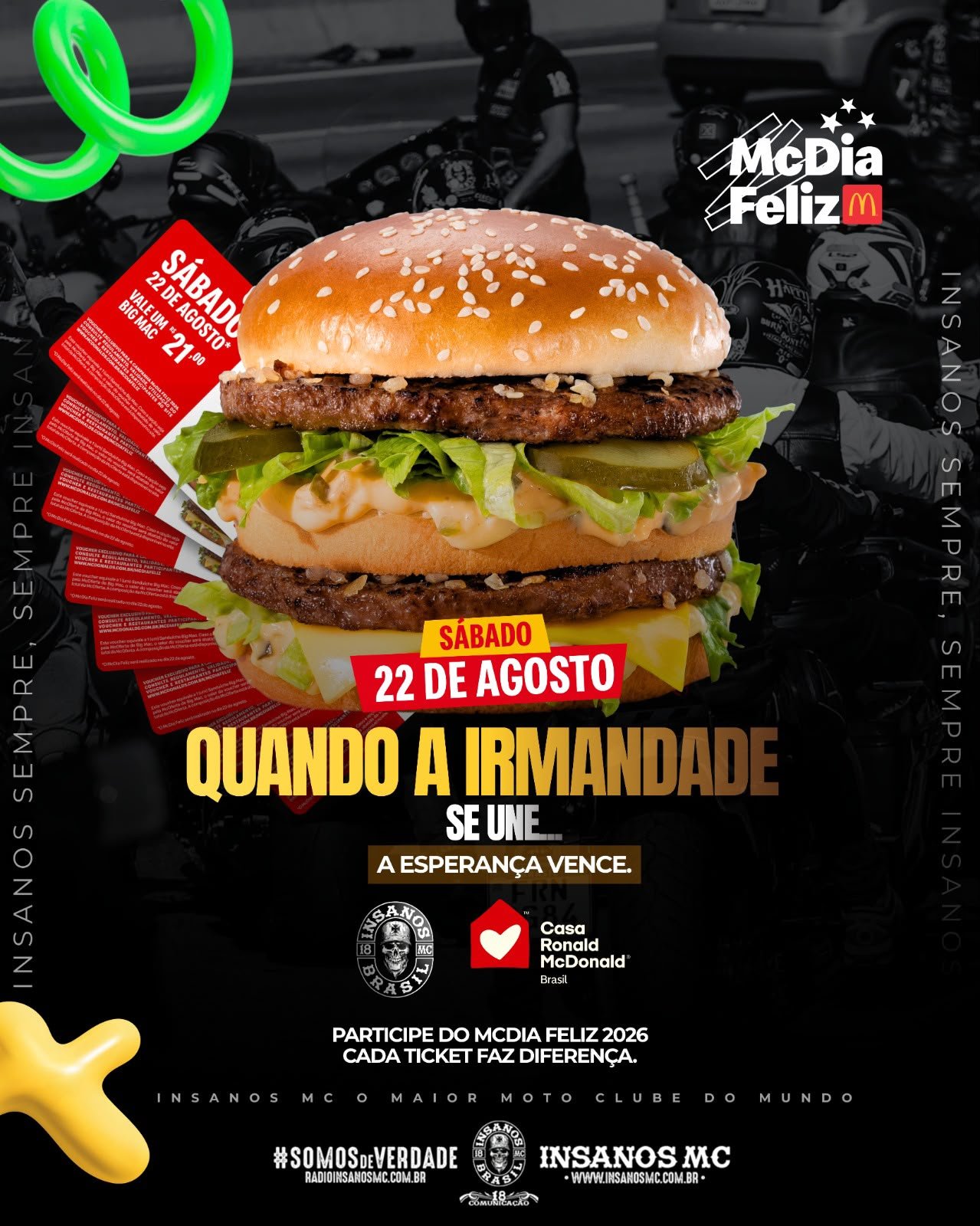 Arte da campanha McDia Feliz 2026 — 1